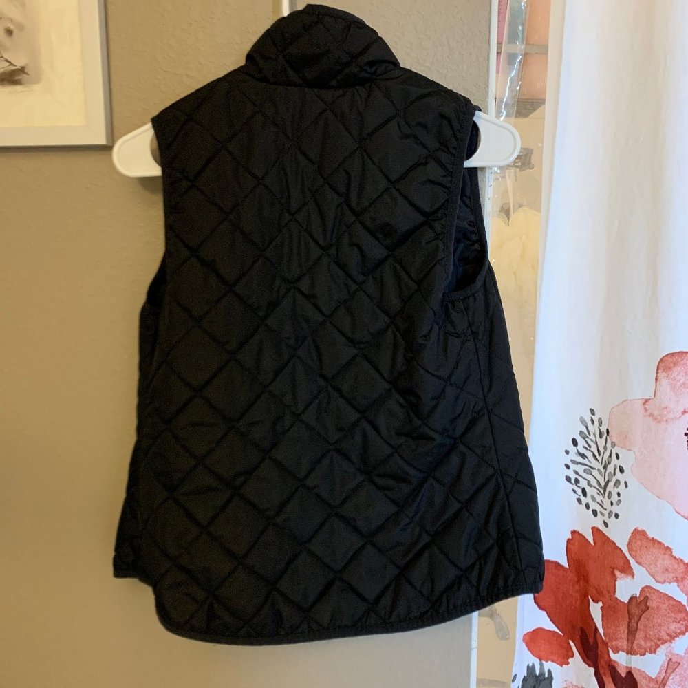 Old Navy Black Quilted Vest XS - Picture 4 of 4
